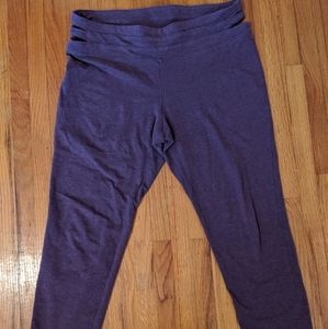 Purple Crop Leggings